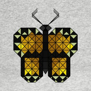 Monarch Butterfly - Geometric Abstract T-Shirt